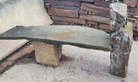 Large Rustic Bench 2
